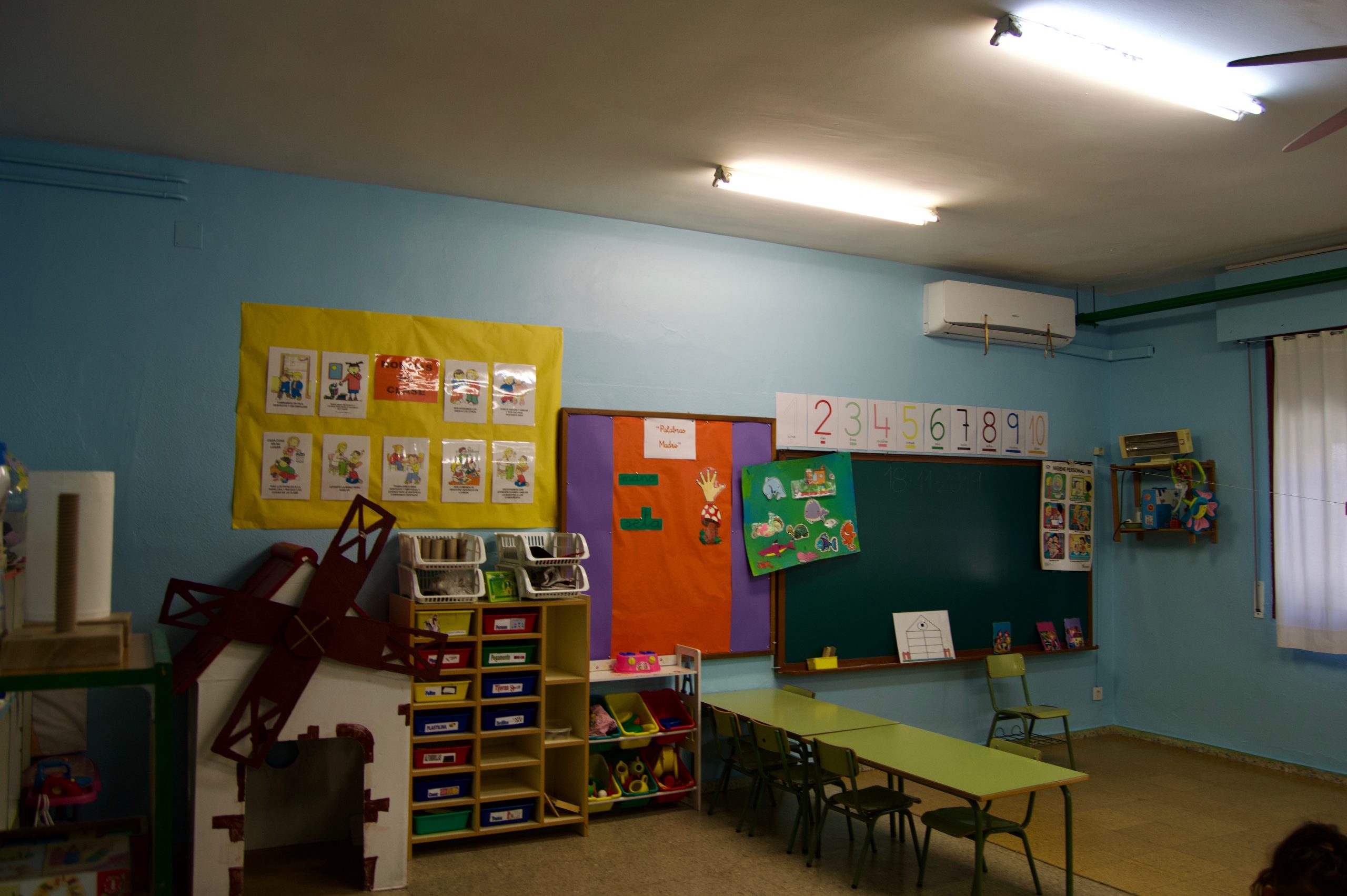 Aulas de infantil del Colegio Carmen Romero